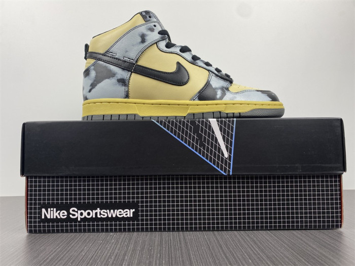 nike dunk high 1985 black acid wash dd9404-700