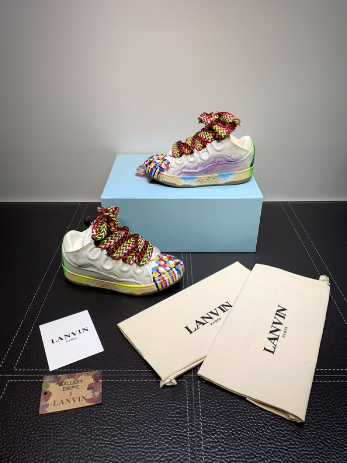 lanvin curb sneaker