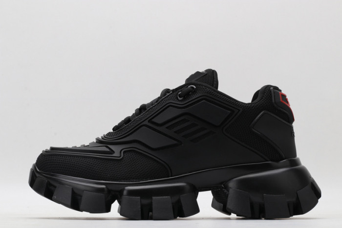 PRAD BLACK SNEAKERS