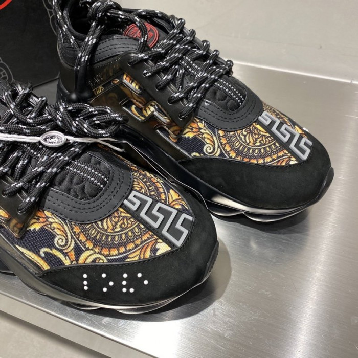 vse chain reaction black sneaker