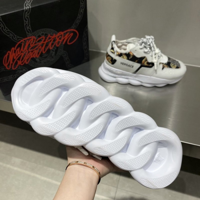 vse chain reaction white sneaker