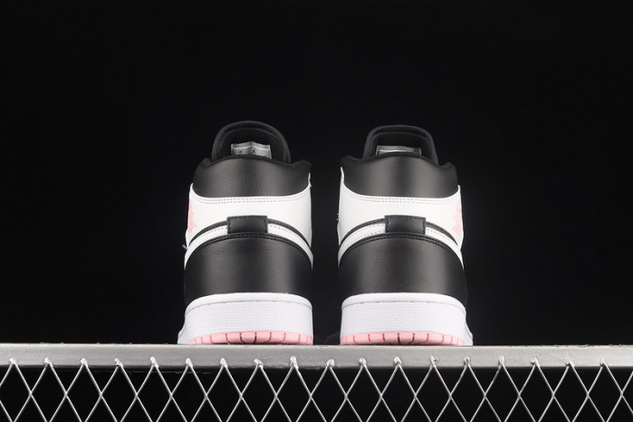 air jordan 1 mid arctic pink black 555112-061