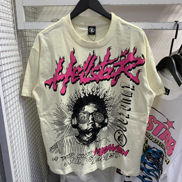 HELLSTAR STUDIOS BLACK T-SHIRT 20240902