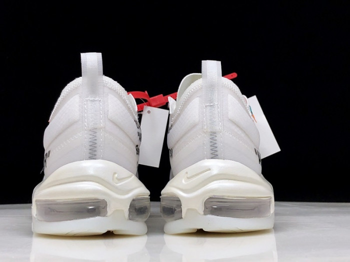 off white x air max 97 the ten white cone ice blue - aj4585-100