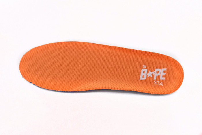 a bathing ape bape sta low white orange 1h70-191-001